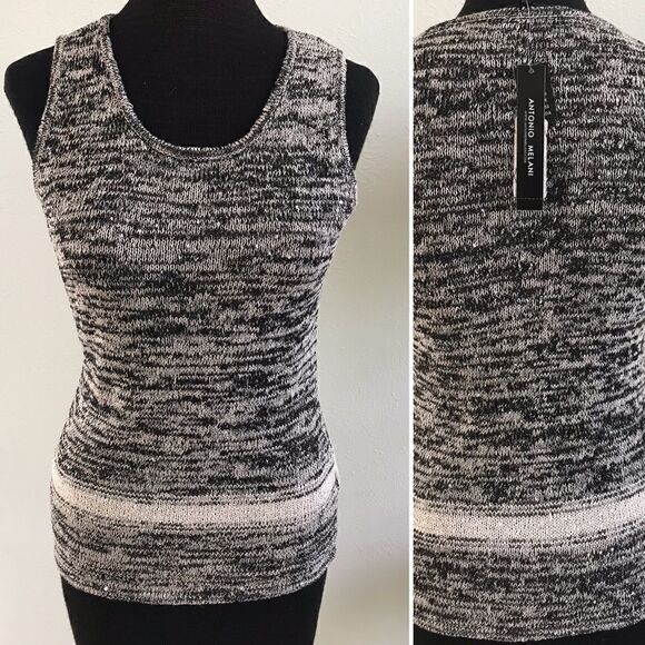 NWT Antonio Melani Sequin sweater tank - Picture 1 of 5